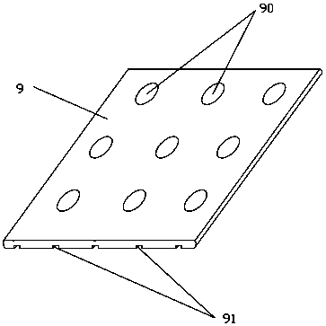 Layered contact type instant freezer