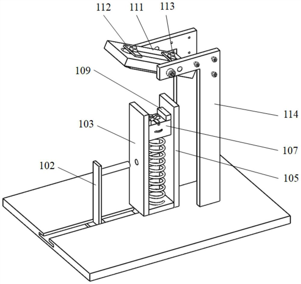 A compression spring type micro particle impact experiment system