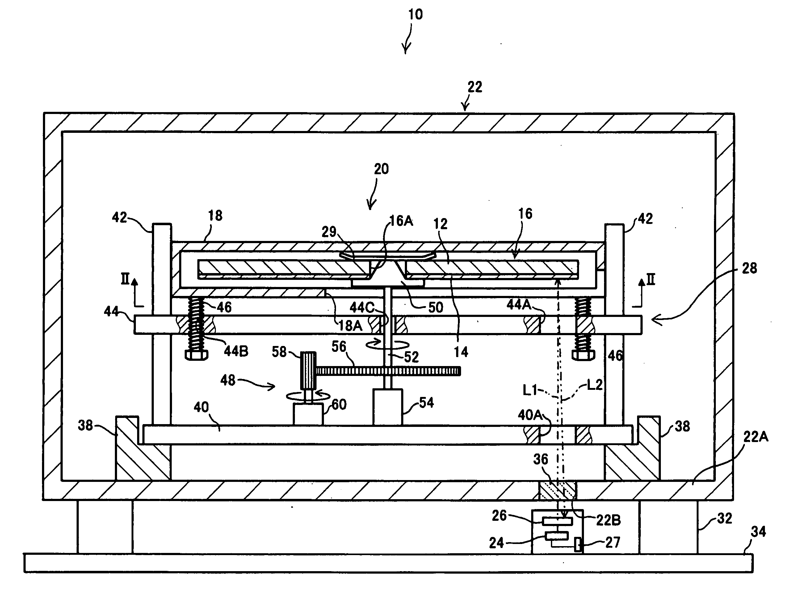 Warpage angle measurement apparatus and warpage angle measurement method for optical recording medium