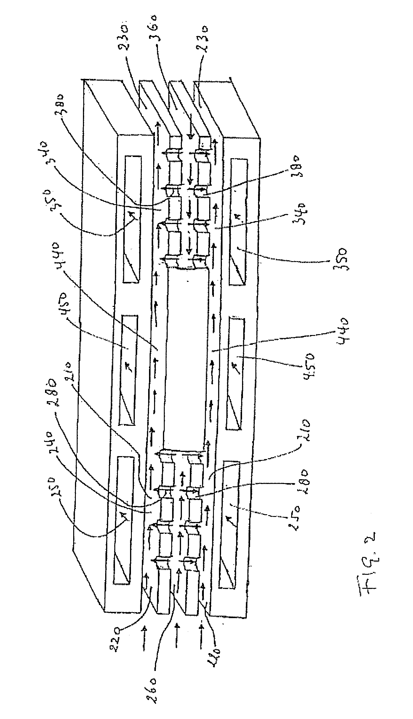 Process for the cooling, concentration or purification of ethylene oxide