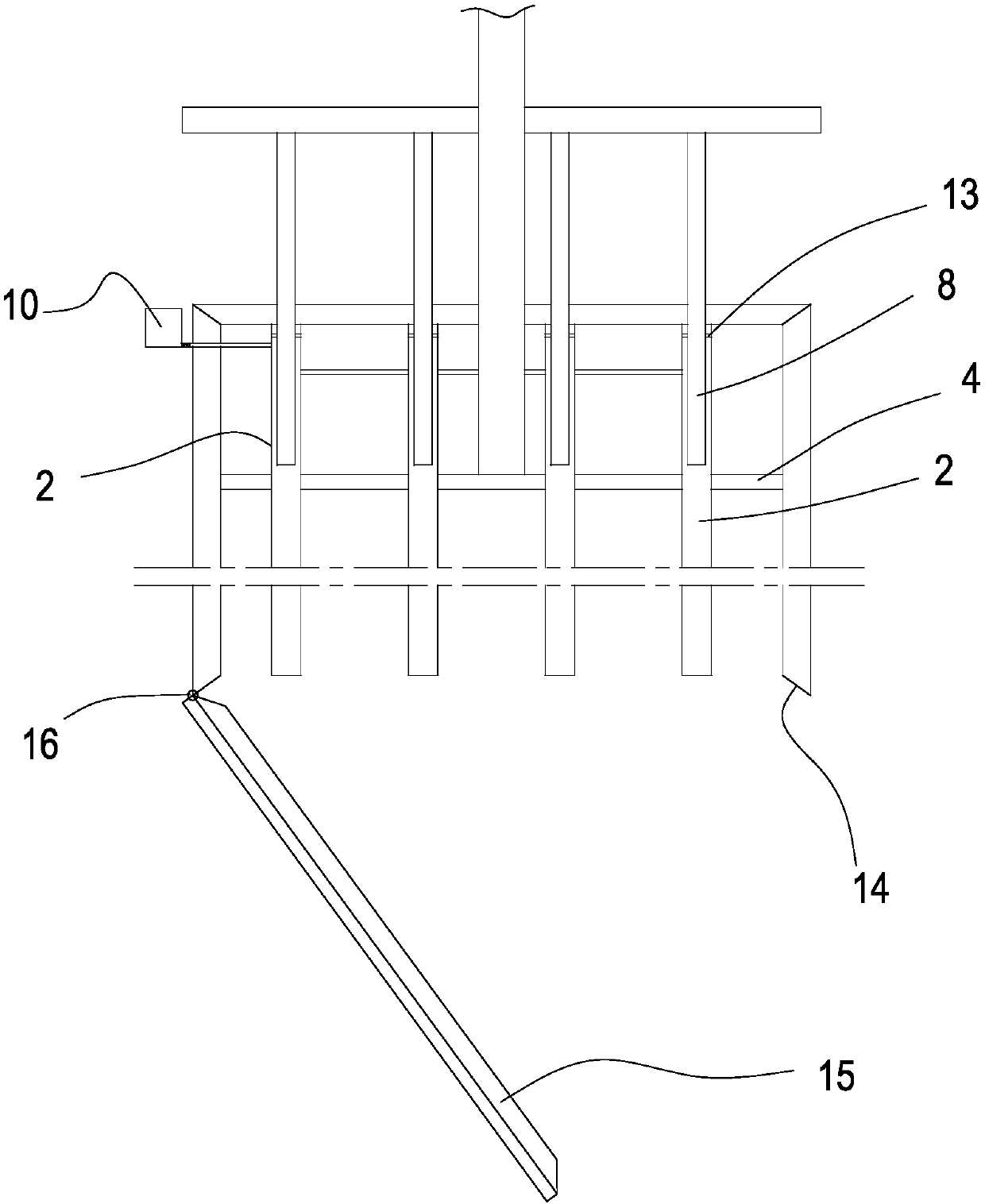 A pH adjusting mechanism used for water treatment