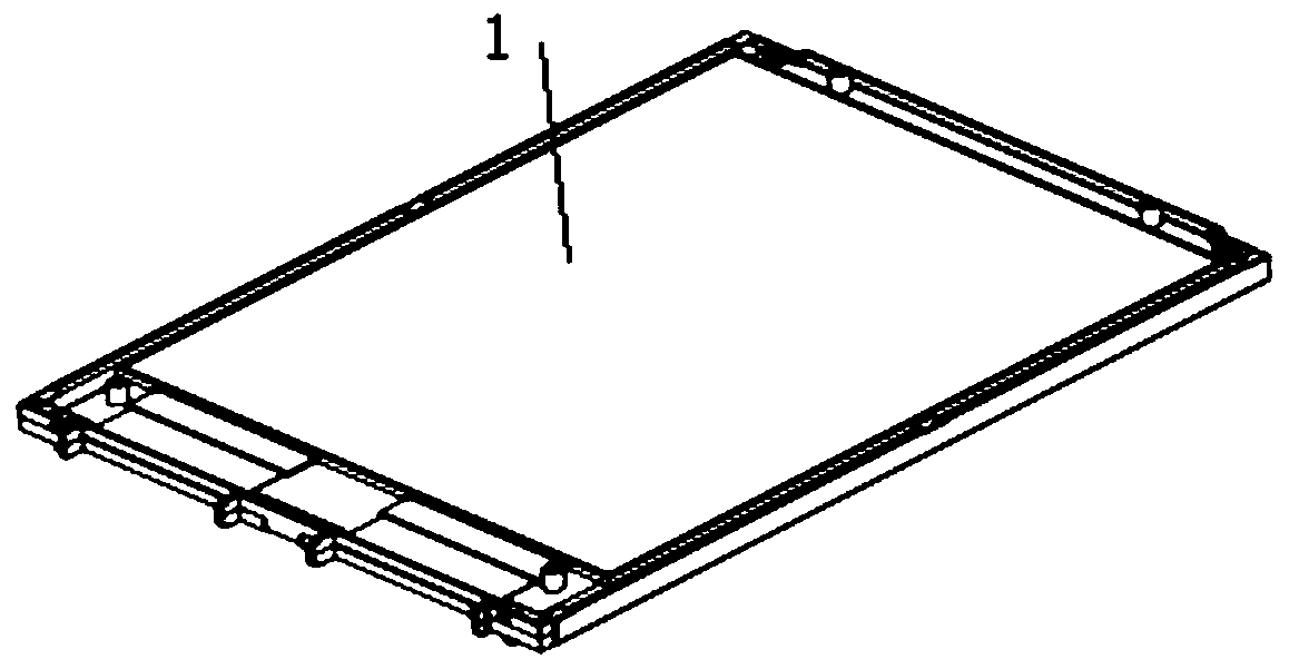 Soft packing battery grouping structure