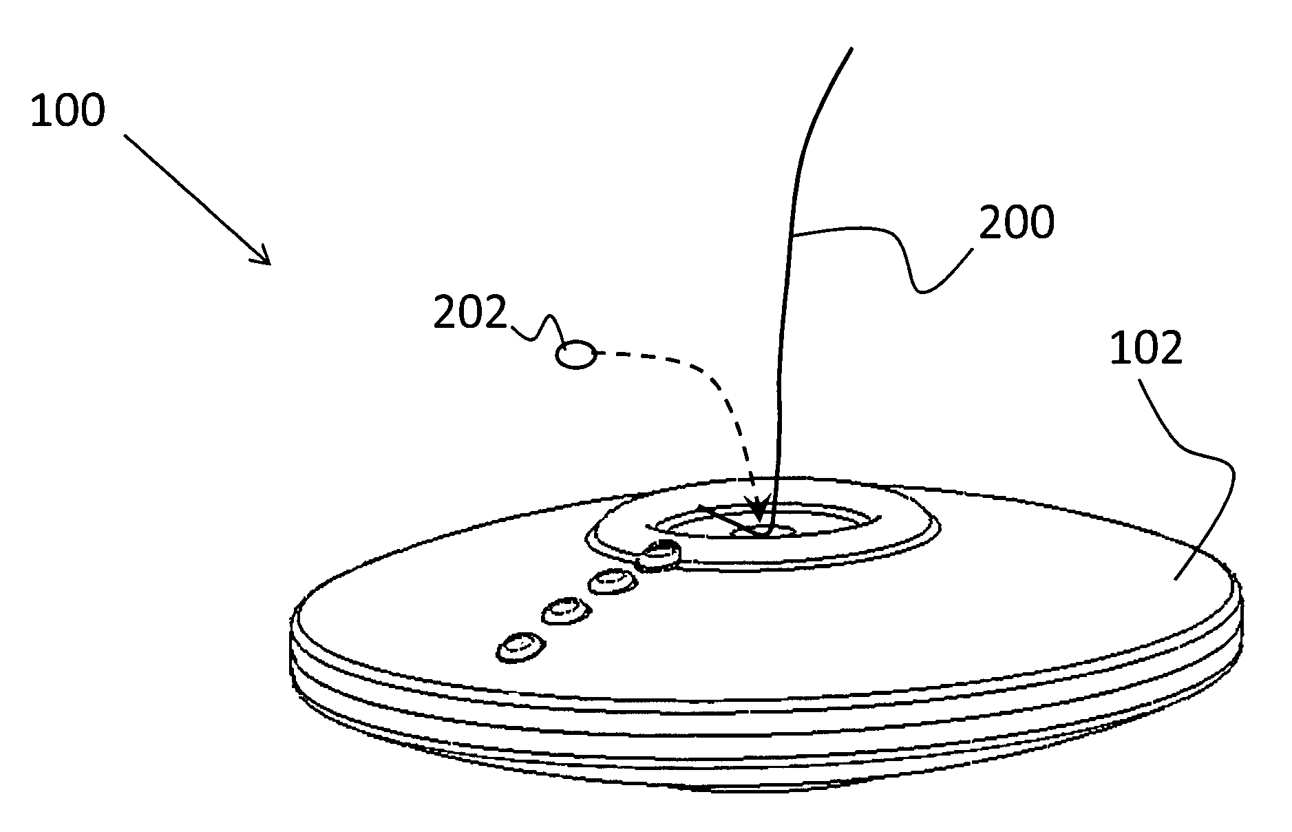 Levitating disk