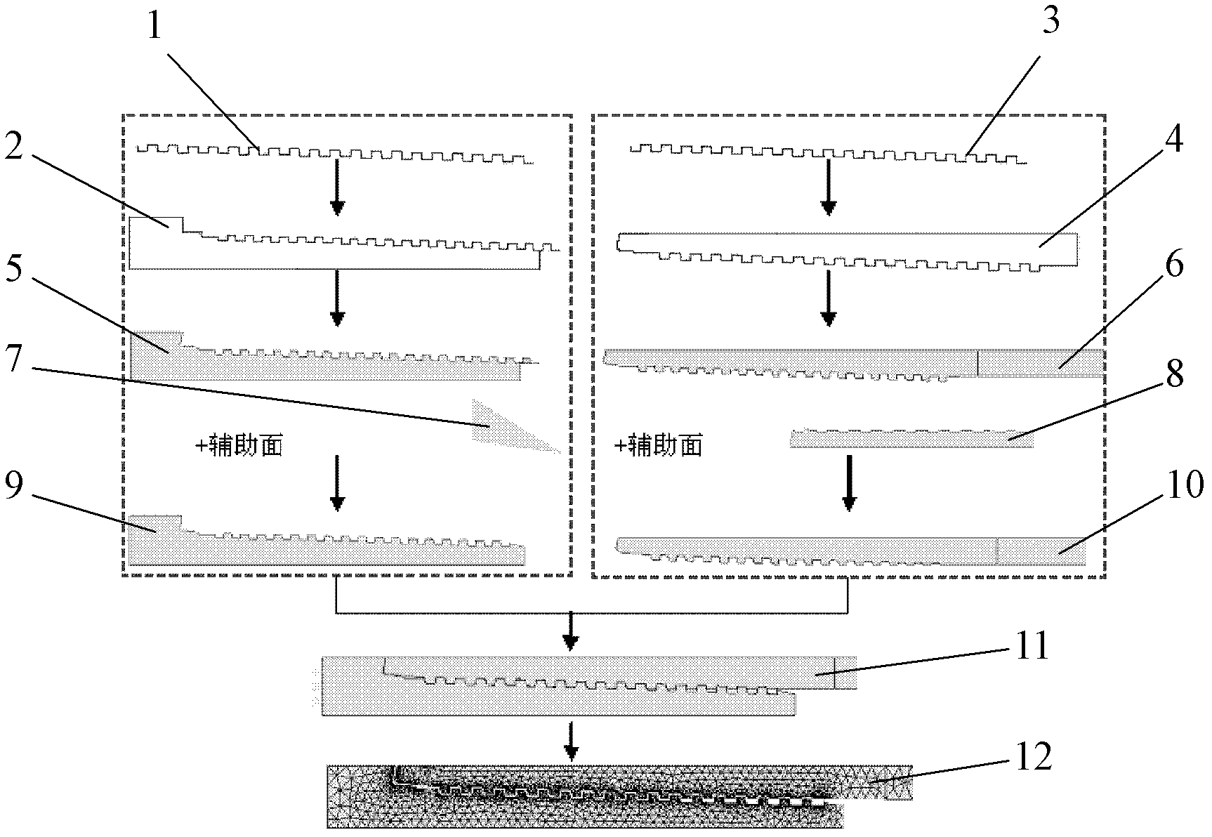 Modeling method for threaded joint of oil casing