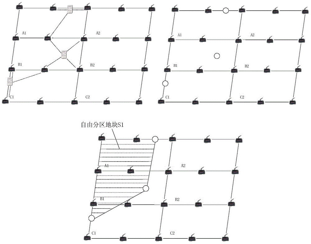 Method and system for collecting agricultural product production records under WSN farmland free partitions