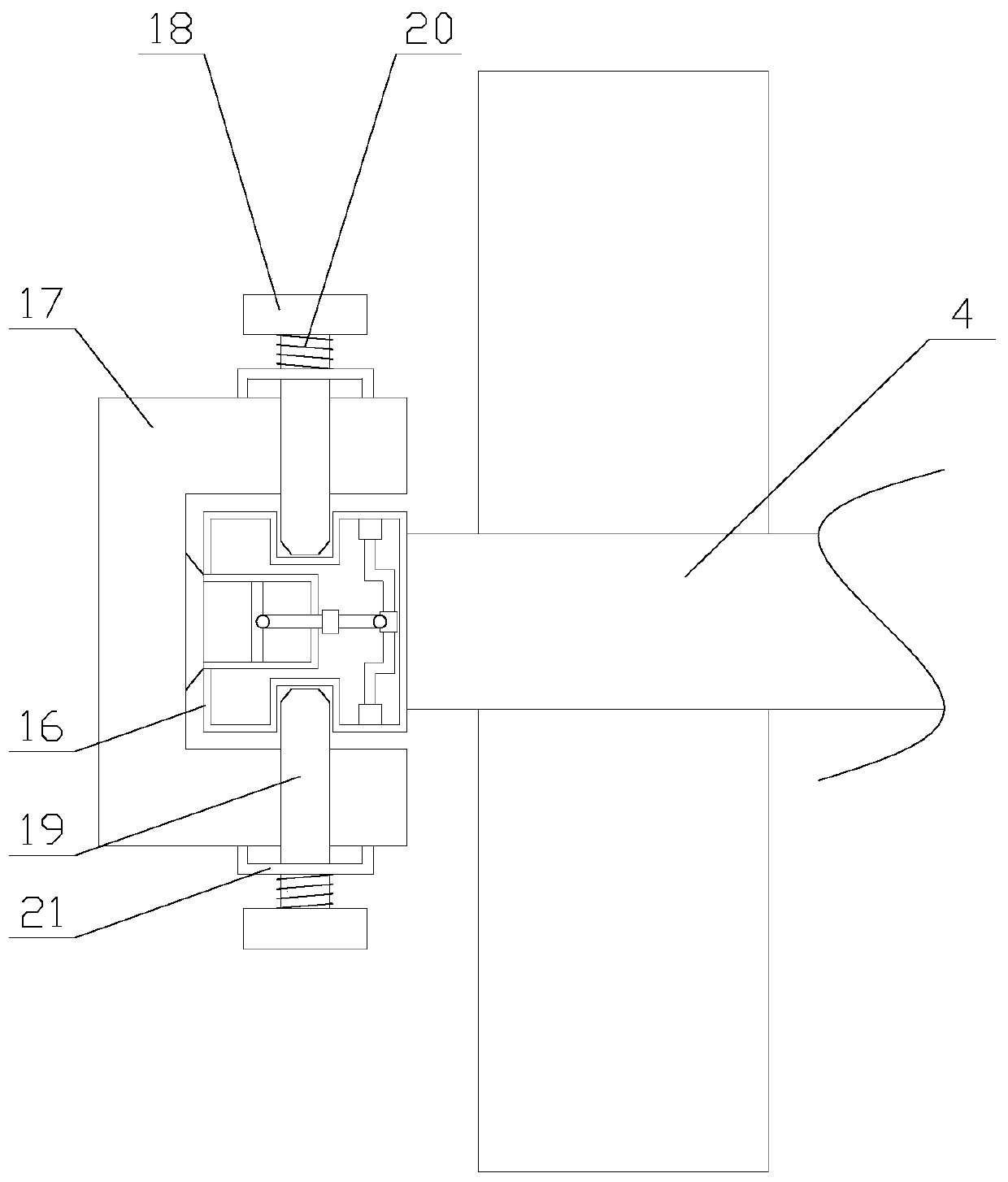 Environment-friendly pile turning equipment convenient to disassemble and assemble for organic fertilizer