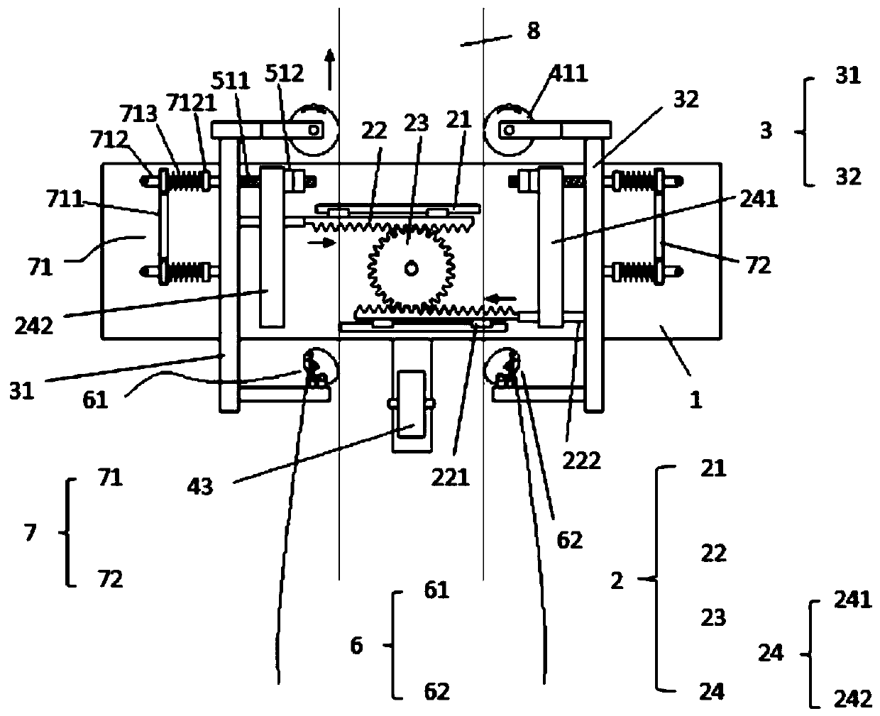 Automatic pole climbing device