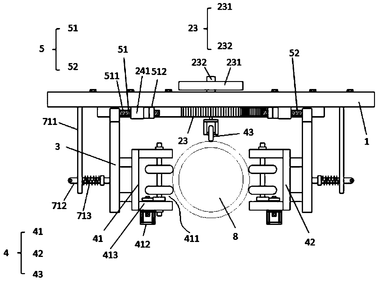 Automatic pole climbing device