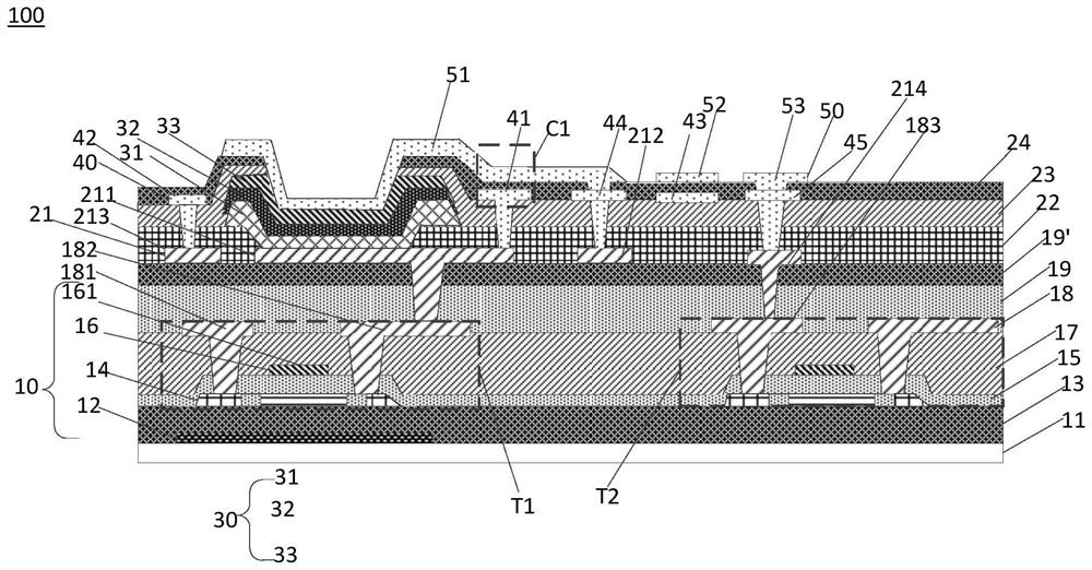 Array substrate, display panel and electronic equipment