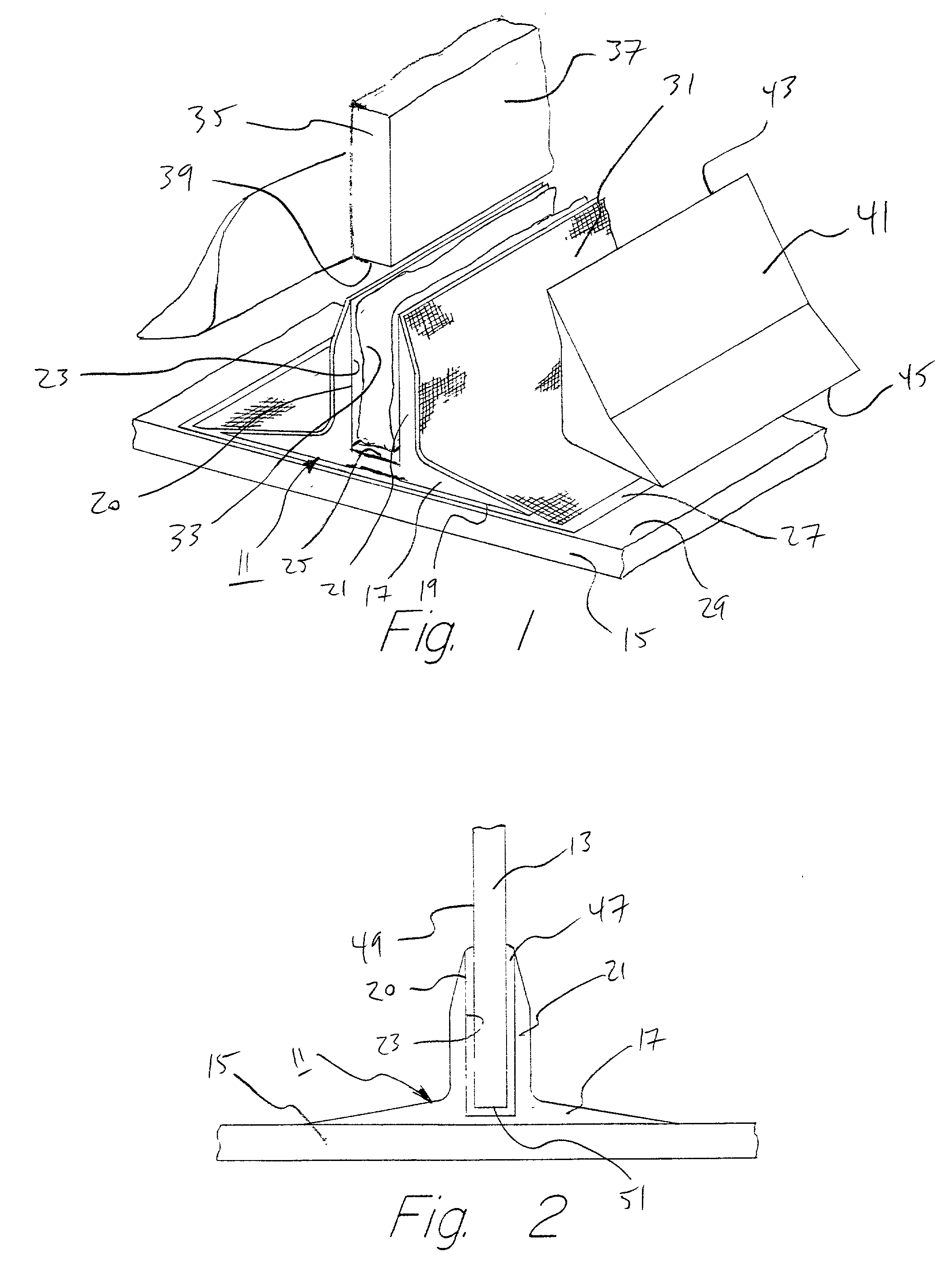 Paste-bond clevis joint