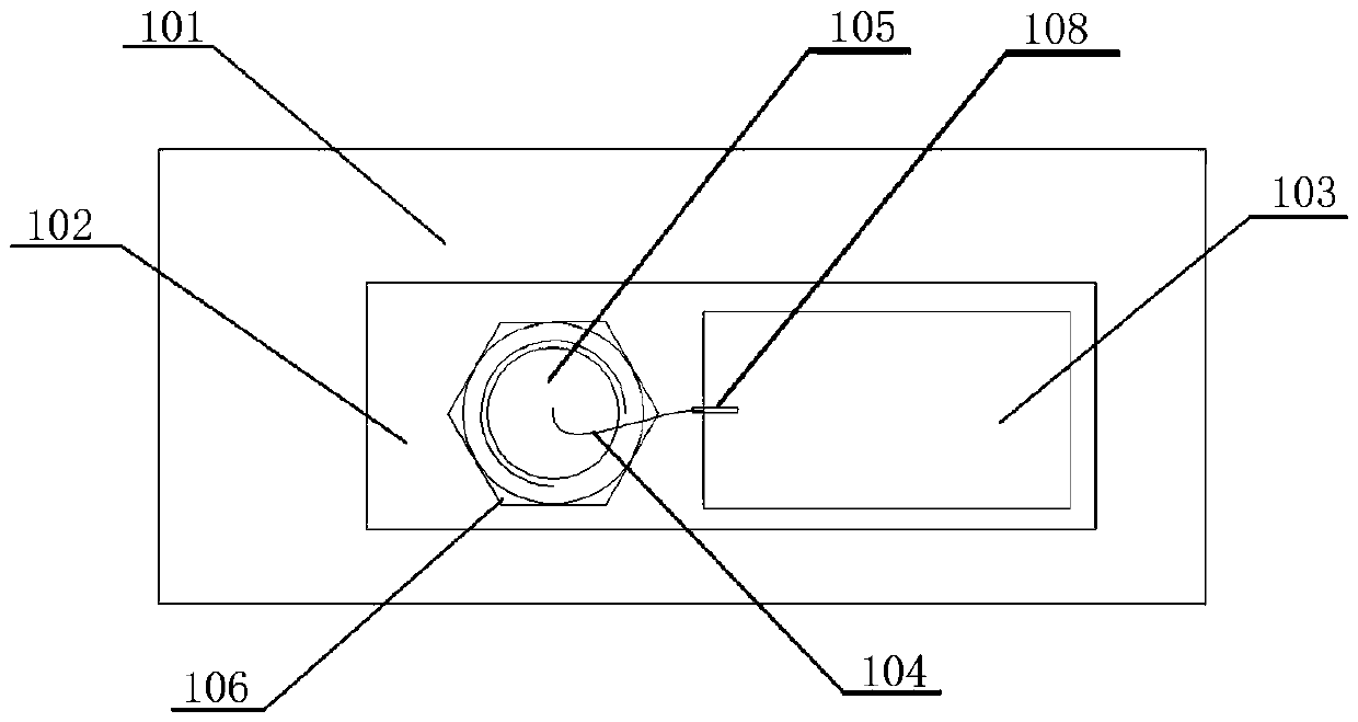 Data acquisition and transmitting device for detecting wear amount of lining plate of mill