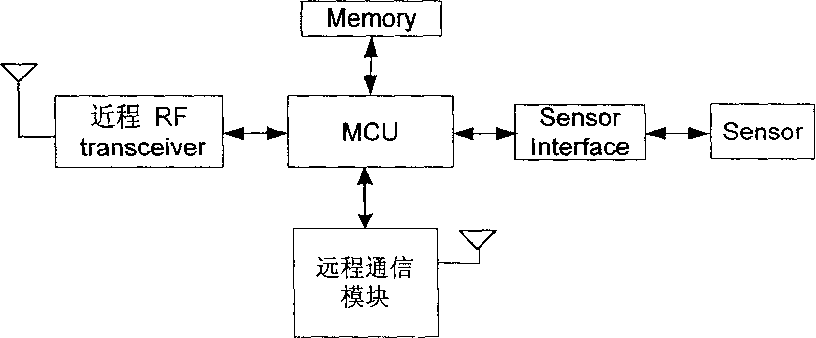 Wireless sensor network system of supporting IP protocol