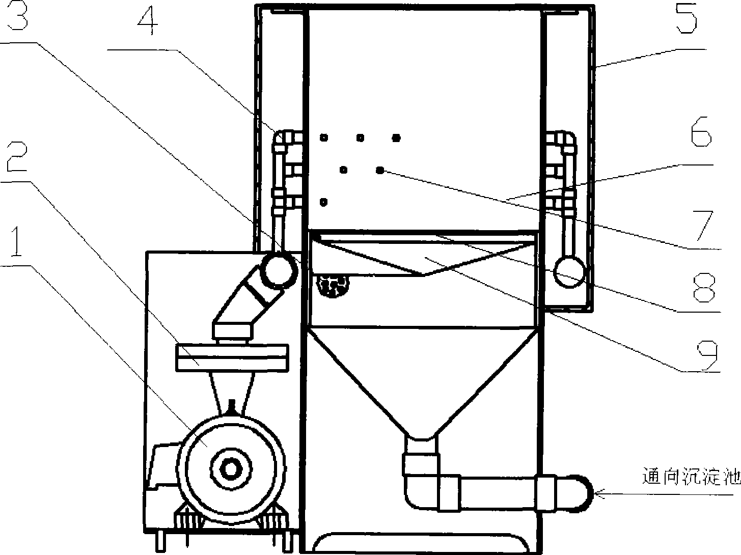 Jet type scallop rim cleaning device