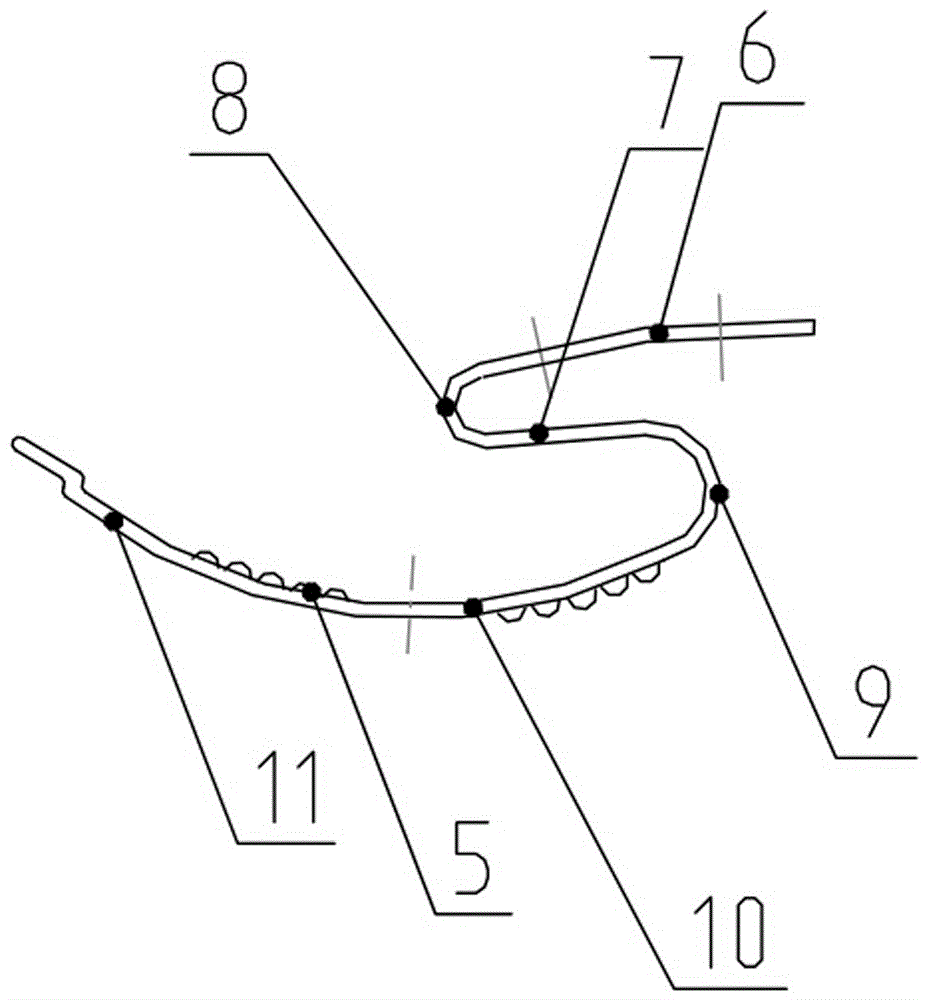 Bending plate type tire and manufacturing method thereof