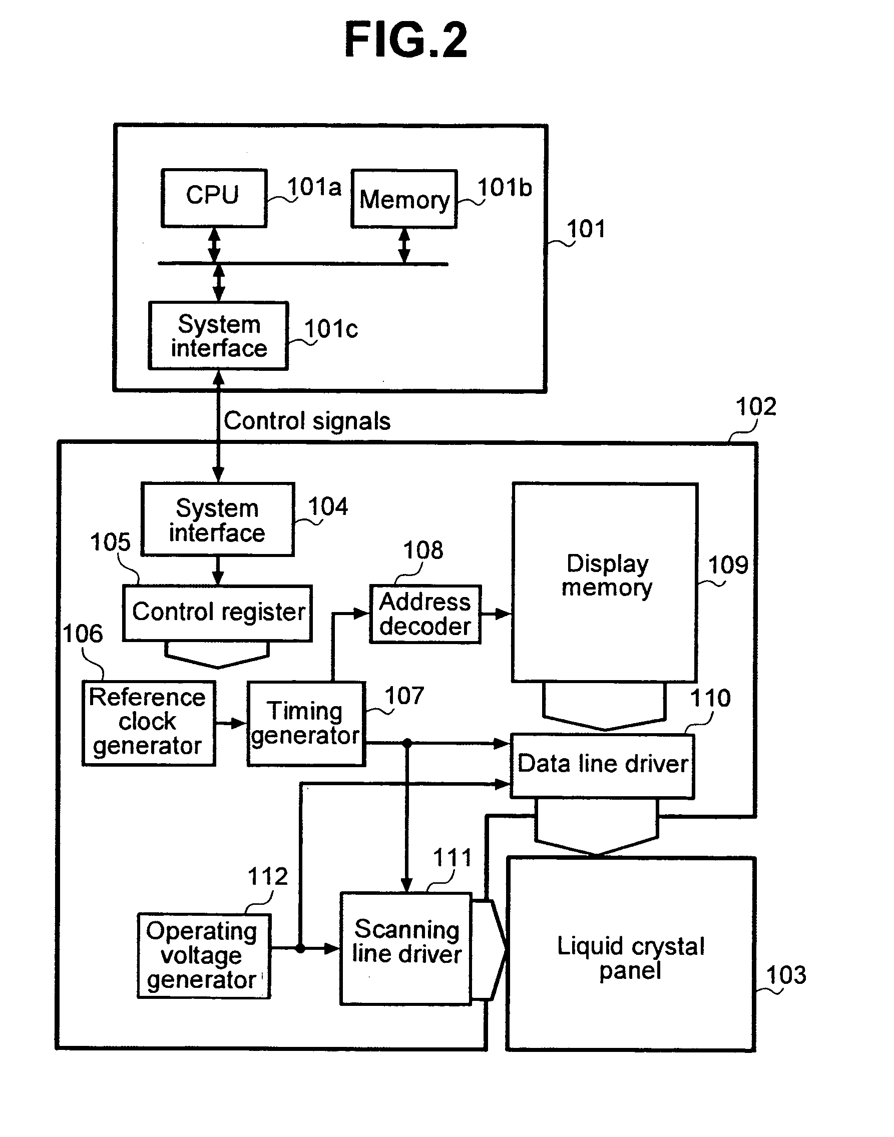 Liquid crystal display controller