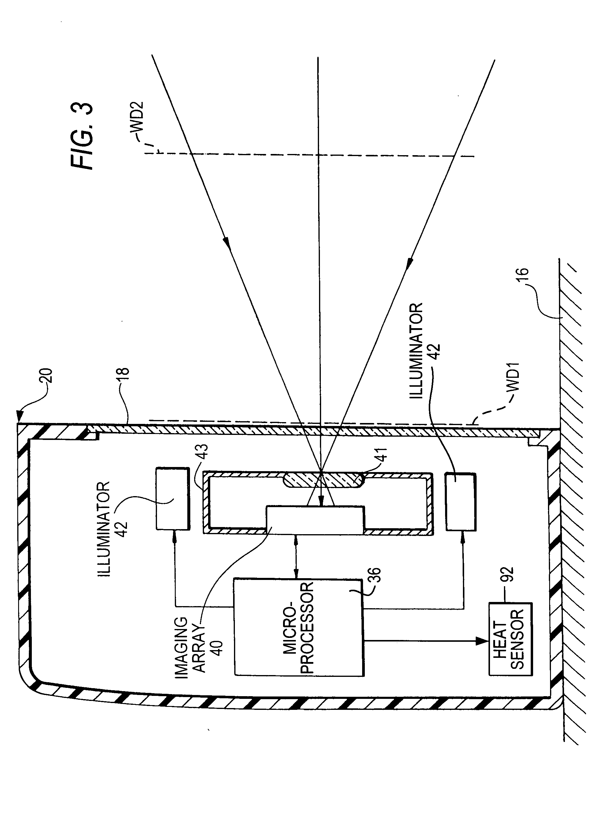 Thermal management in imaging reader