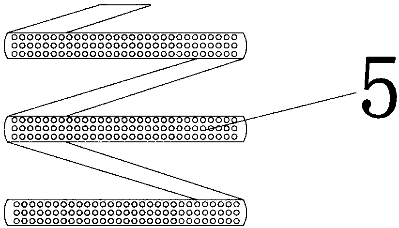 A continuous pollination device