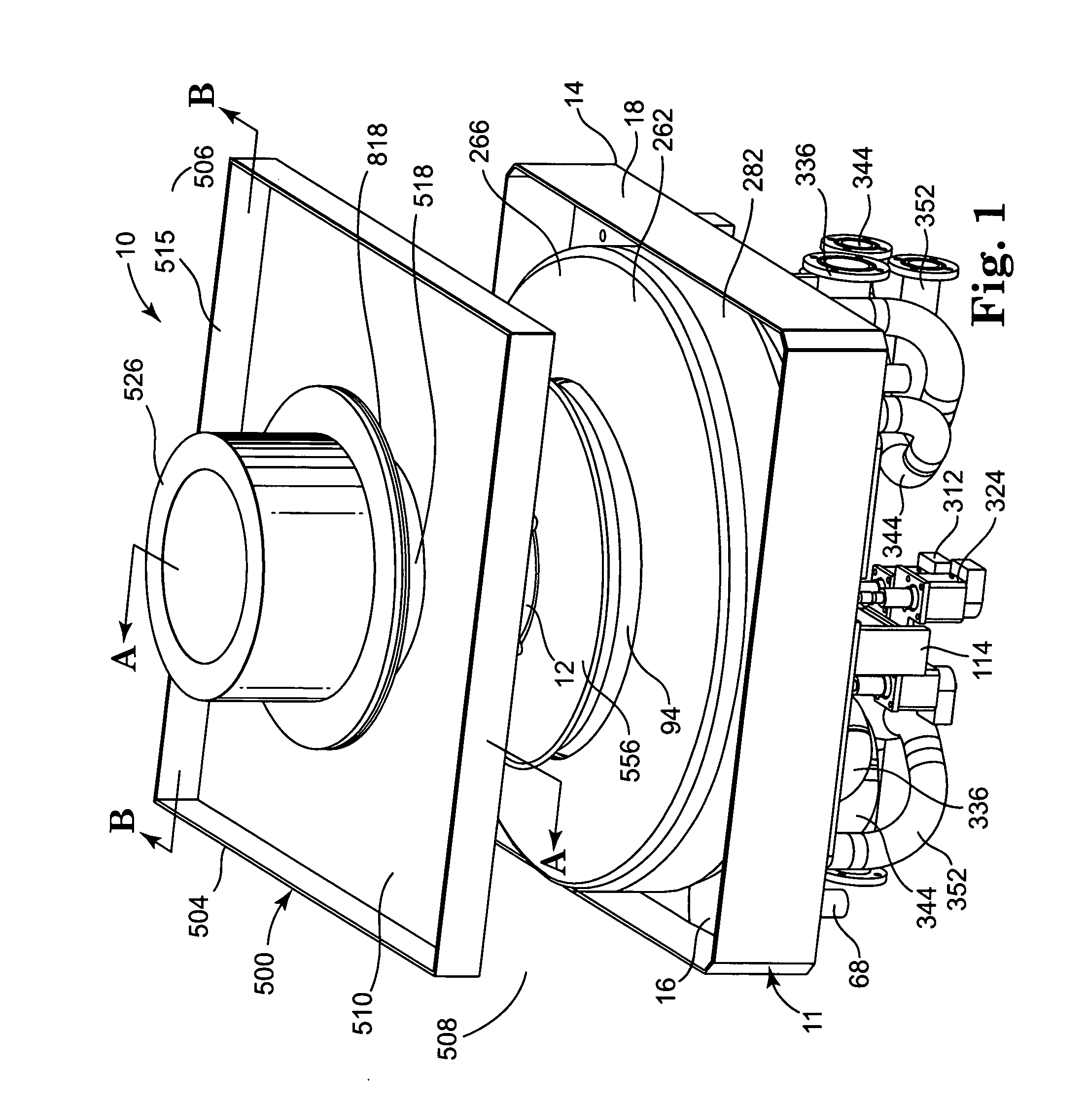 Compact duct system incorporating moveable and nestable baffles for use in tools used to process microelectronic workpieces with one or more treatment fluids