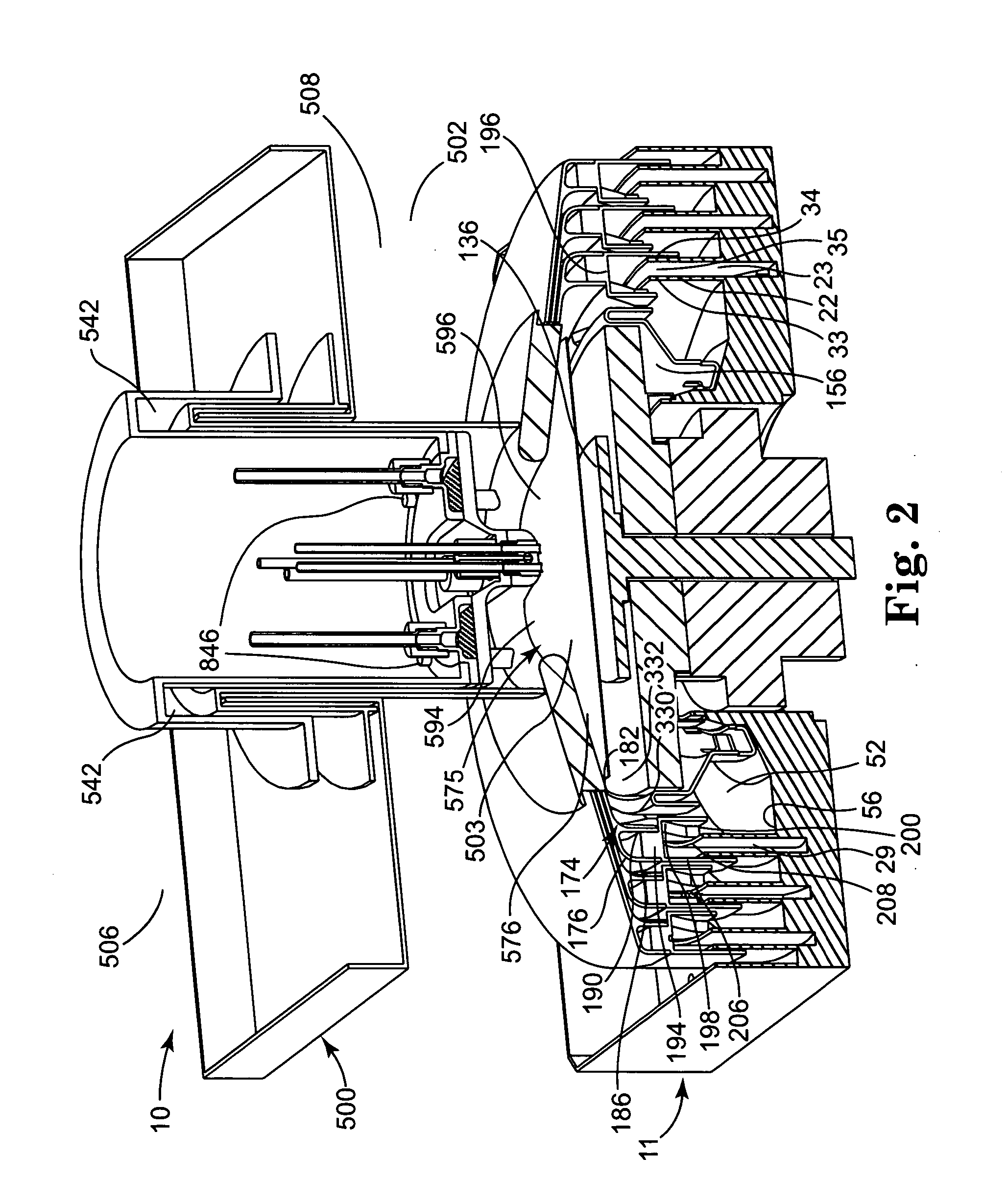 Compact duct system incorporating moveable and nestable baffles for use in tools used to process microelectronic workpieces with one or more treatment fluids