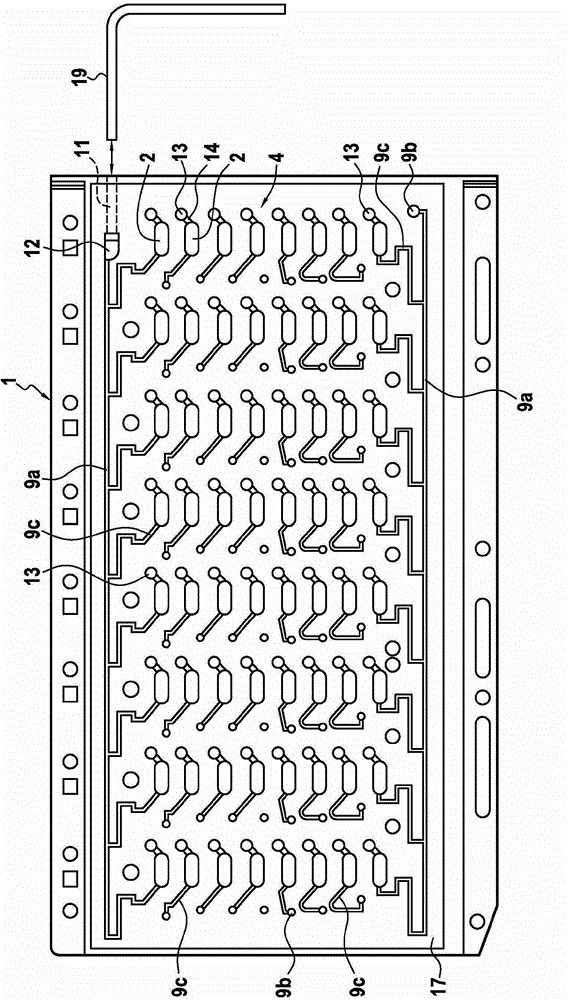 Method for isolating sample wells of a test card for analysis and test card obtained