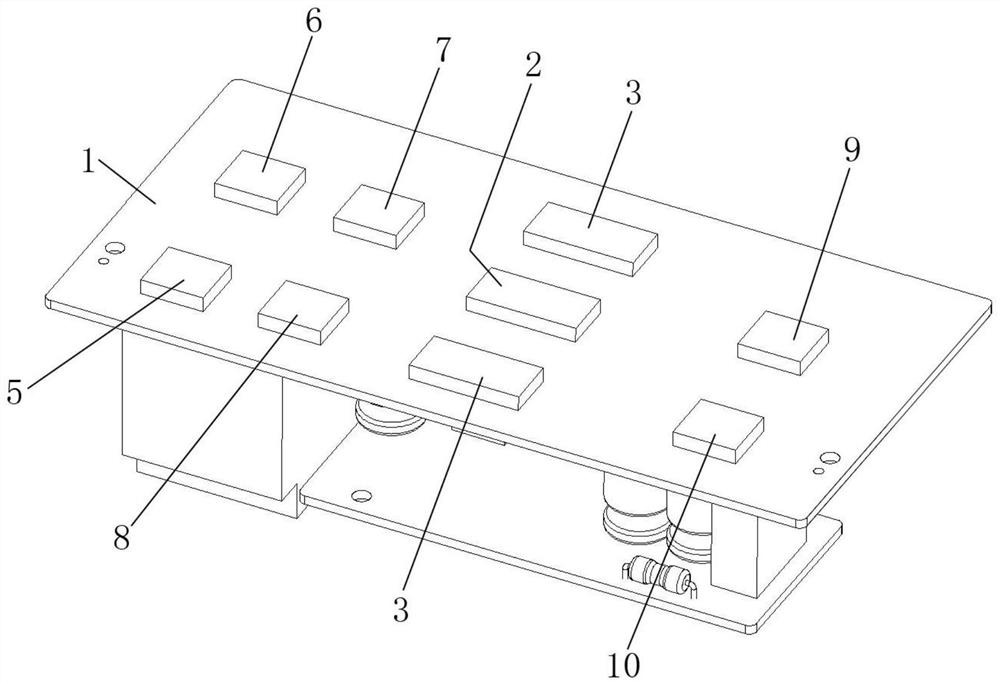 Cold and hot comb and heat dissipation control system thereof