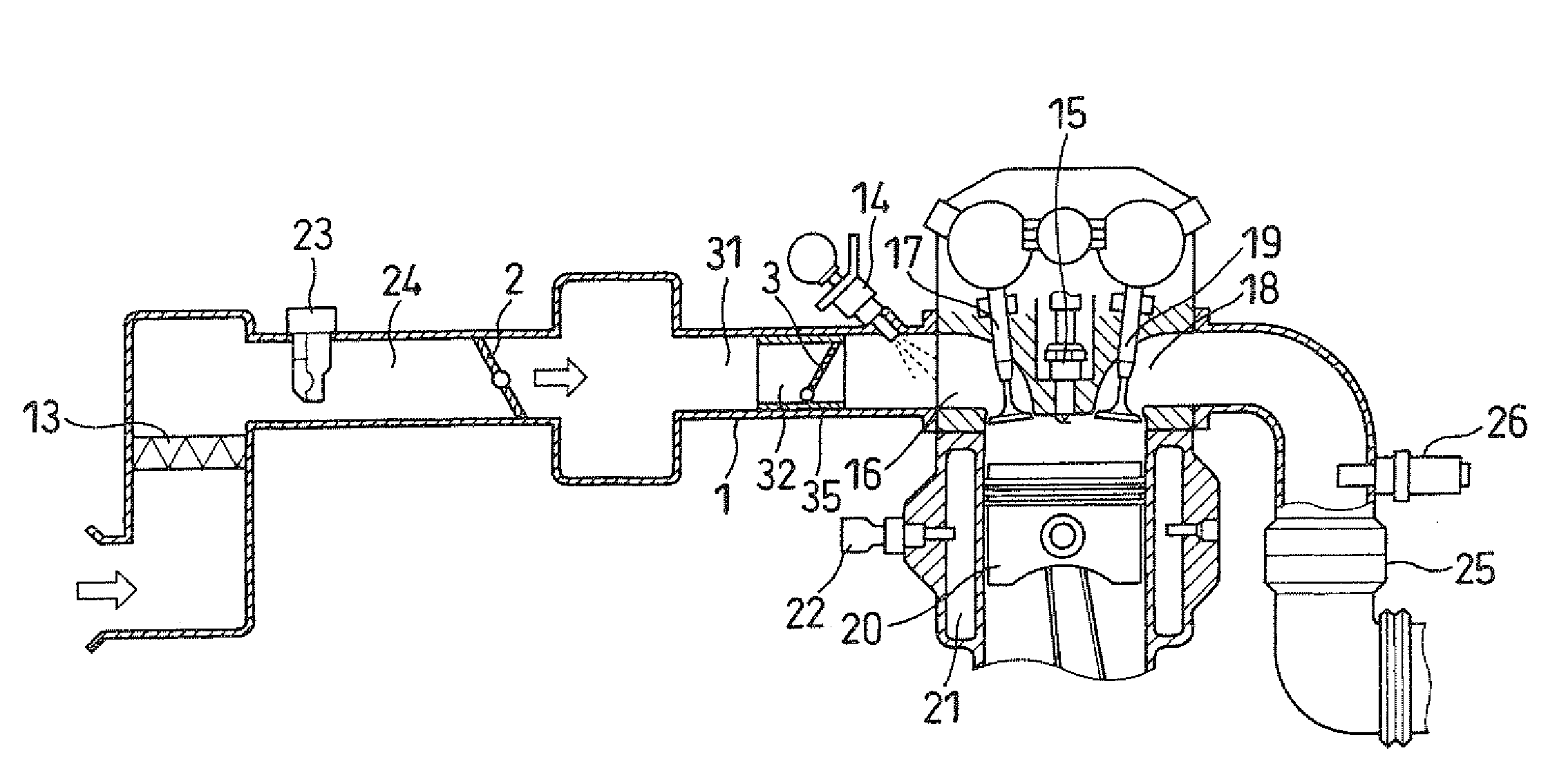 Intake controller for internal combustion engine