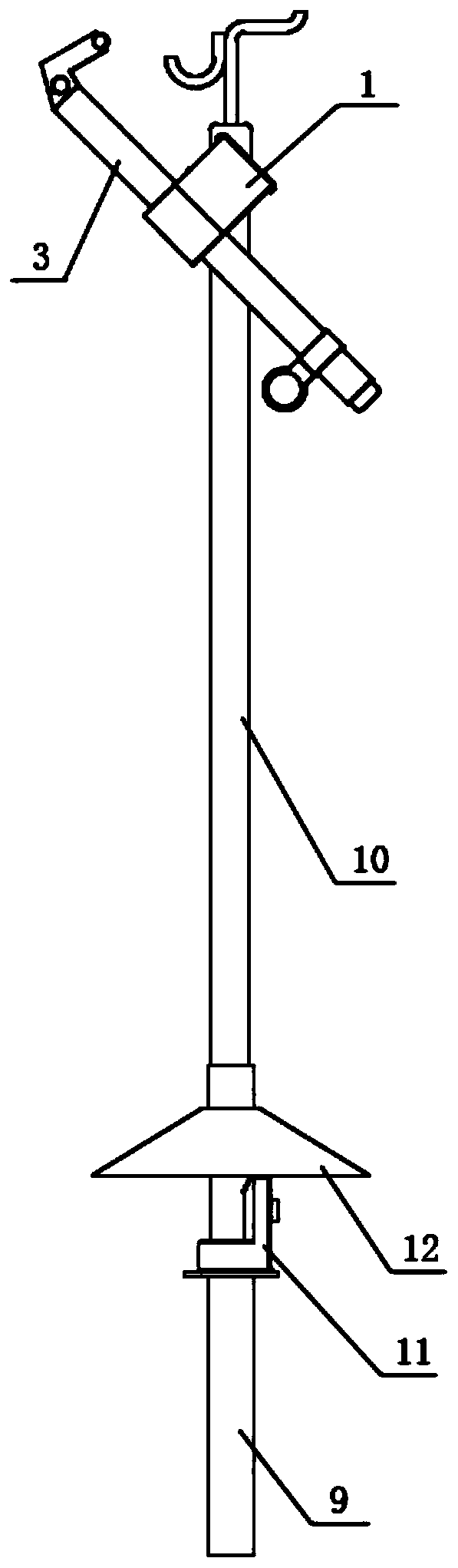 Drop-out fuse installation anti-shaking device