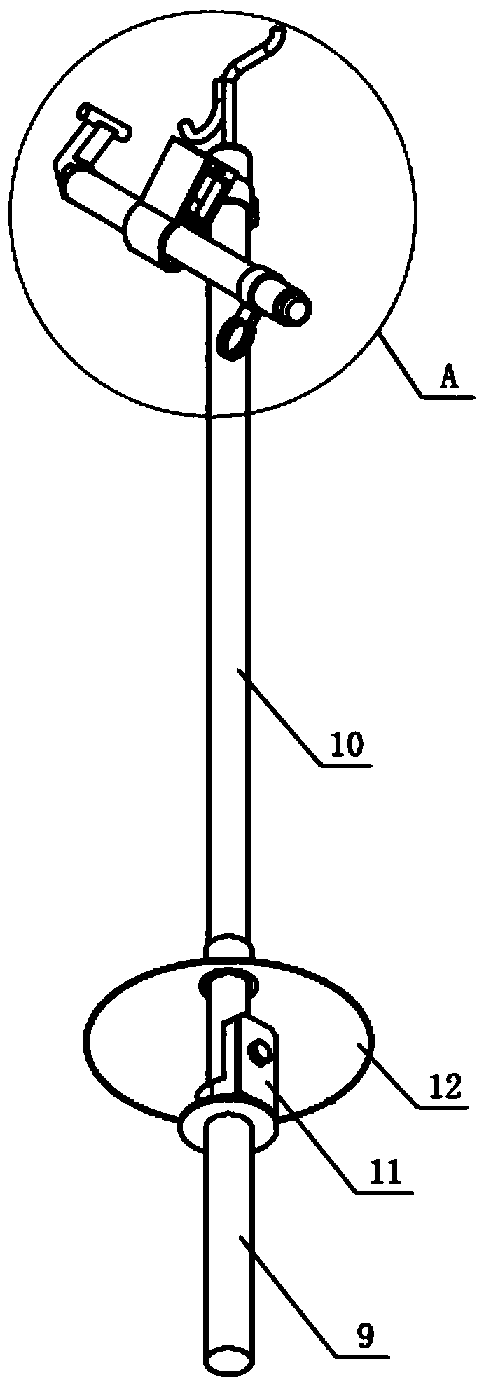 Drop-out fuse installation anti-shaking device