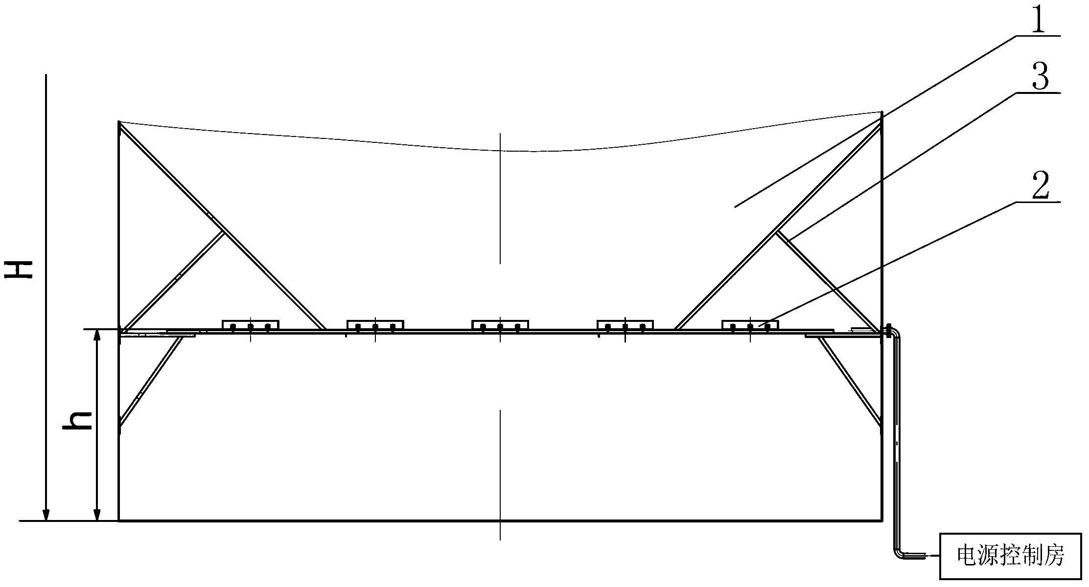 Ultrasonic oil-water separation device