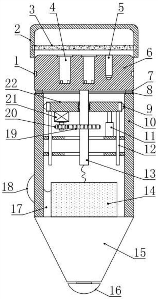 Charger with automatic rotating shaft