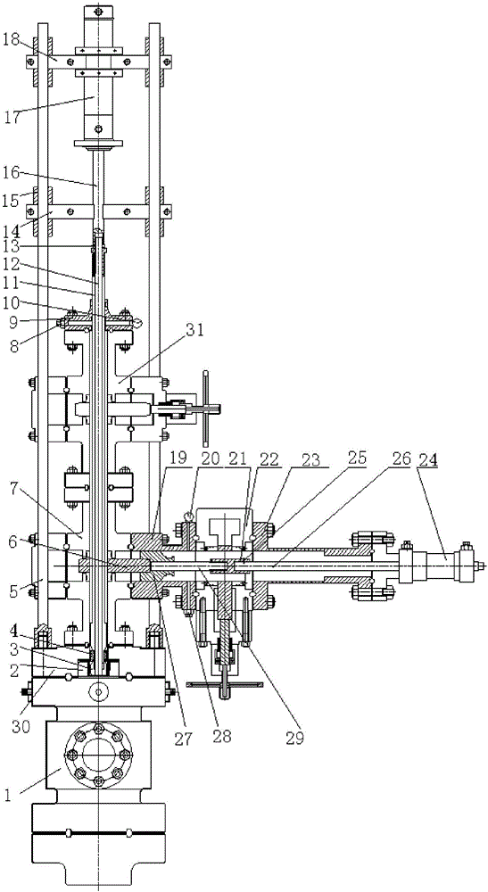 Full-airtight high pressure valve leakage treatment device and method