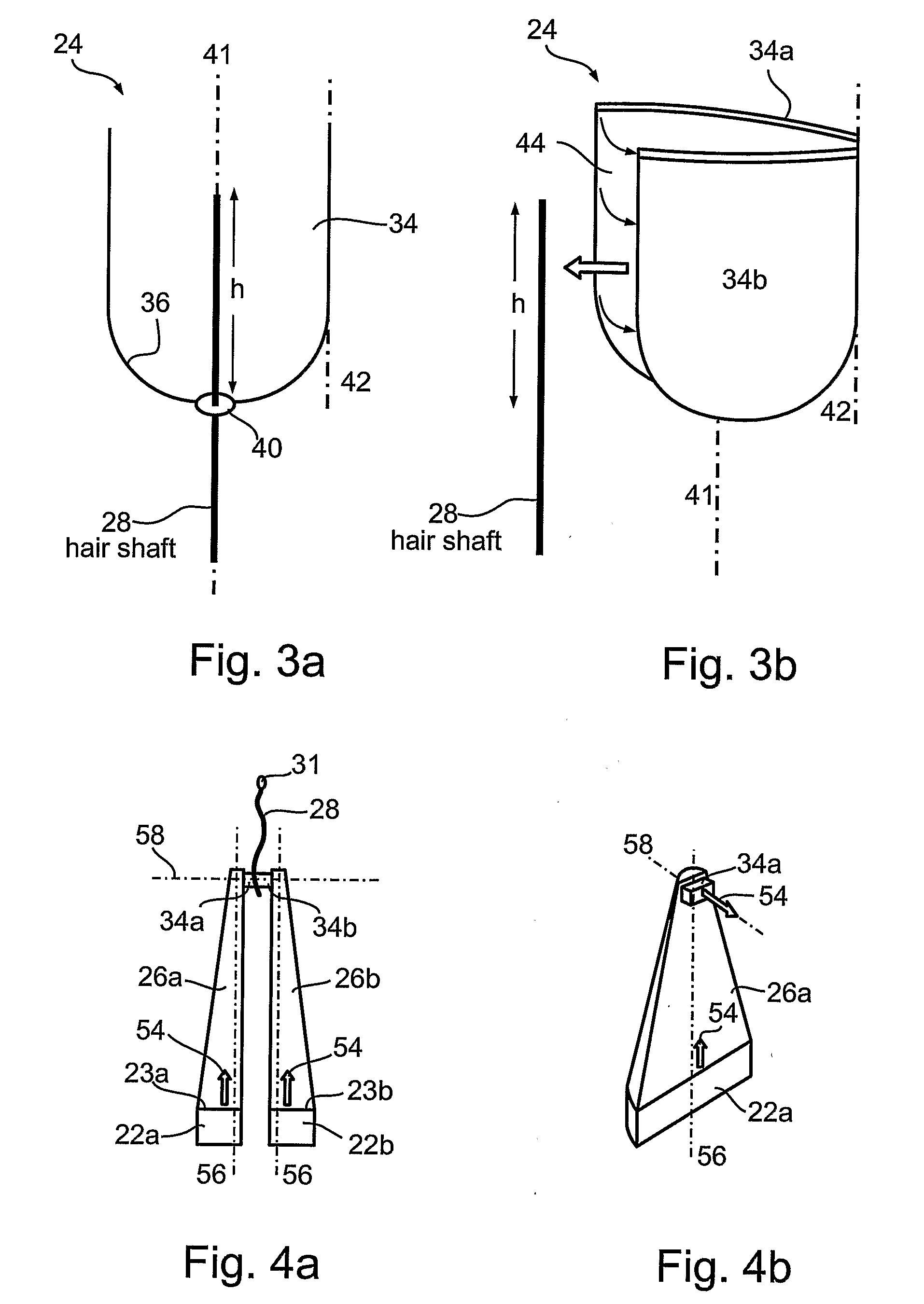 Method and device for removing hair