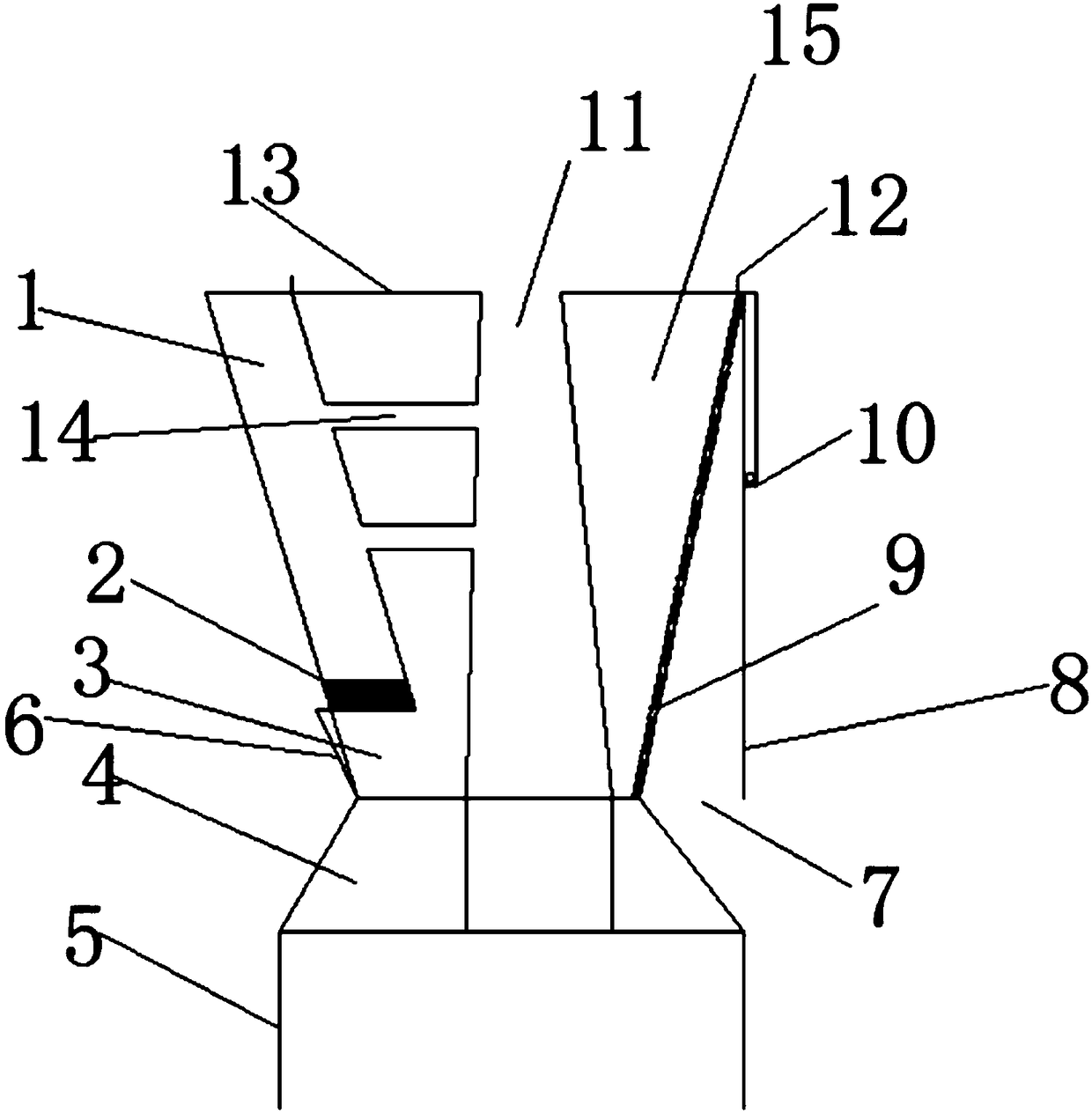 Household biomass combustion stove