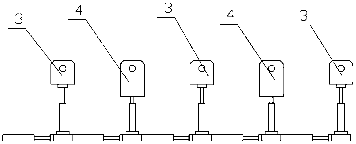 Bridge combination unit space model experimental device