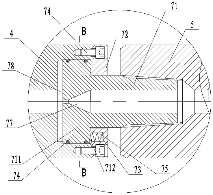 Horizontal well diameter-adjustable screw drill dedicated for coal bed gas