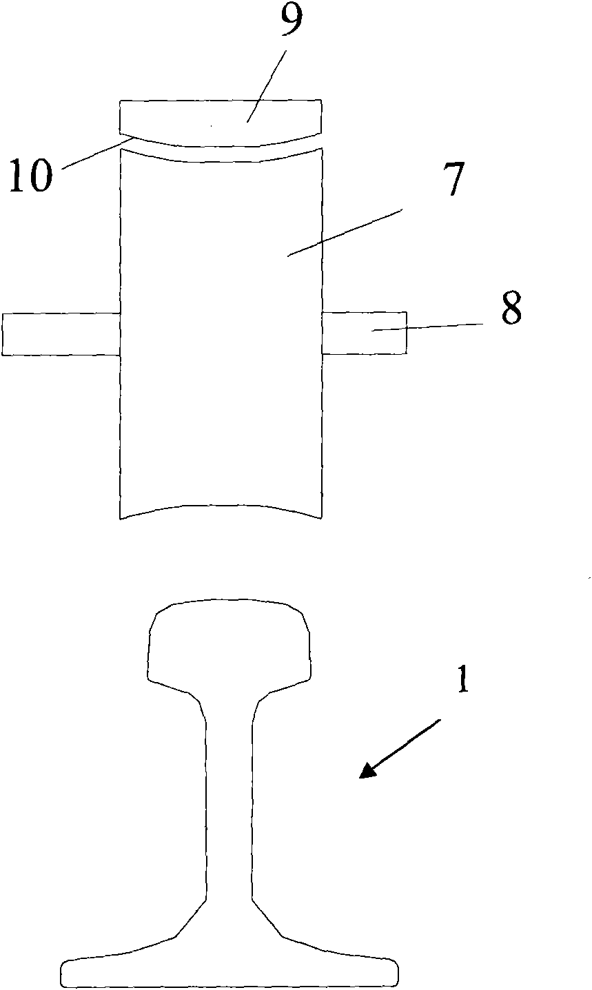 Device for coating steel rail and method thereof