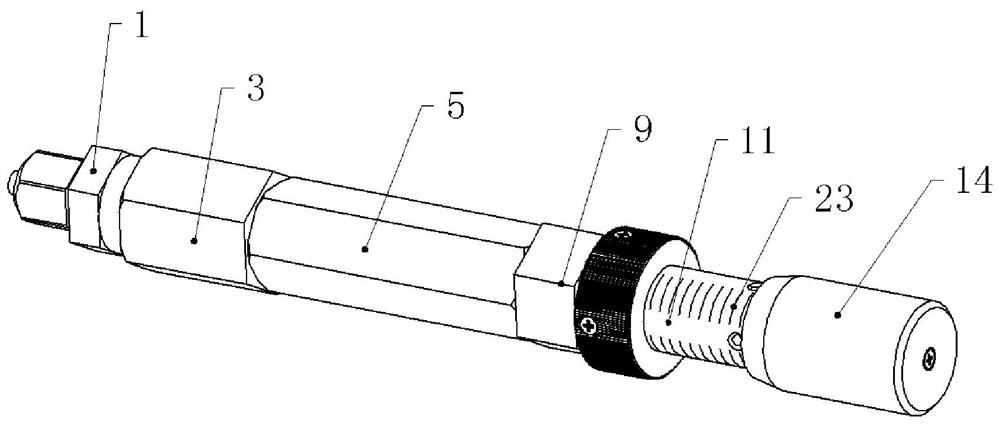 Leakage-amount-adjustable leakage hole based on laminar flow principle