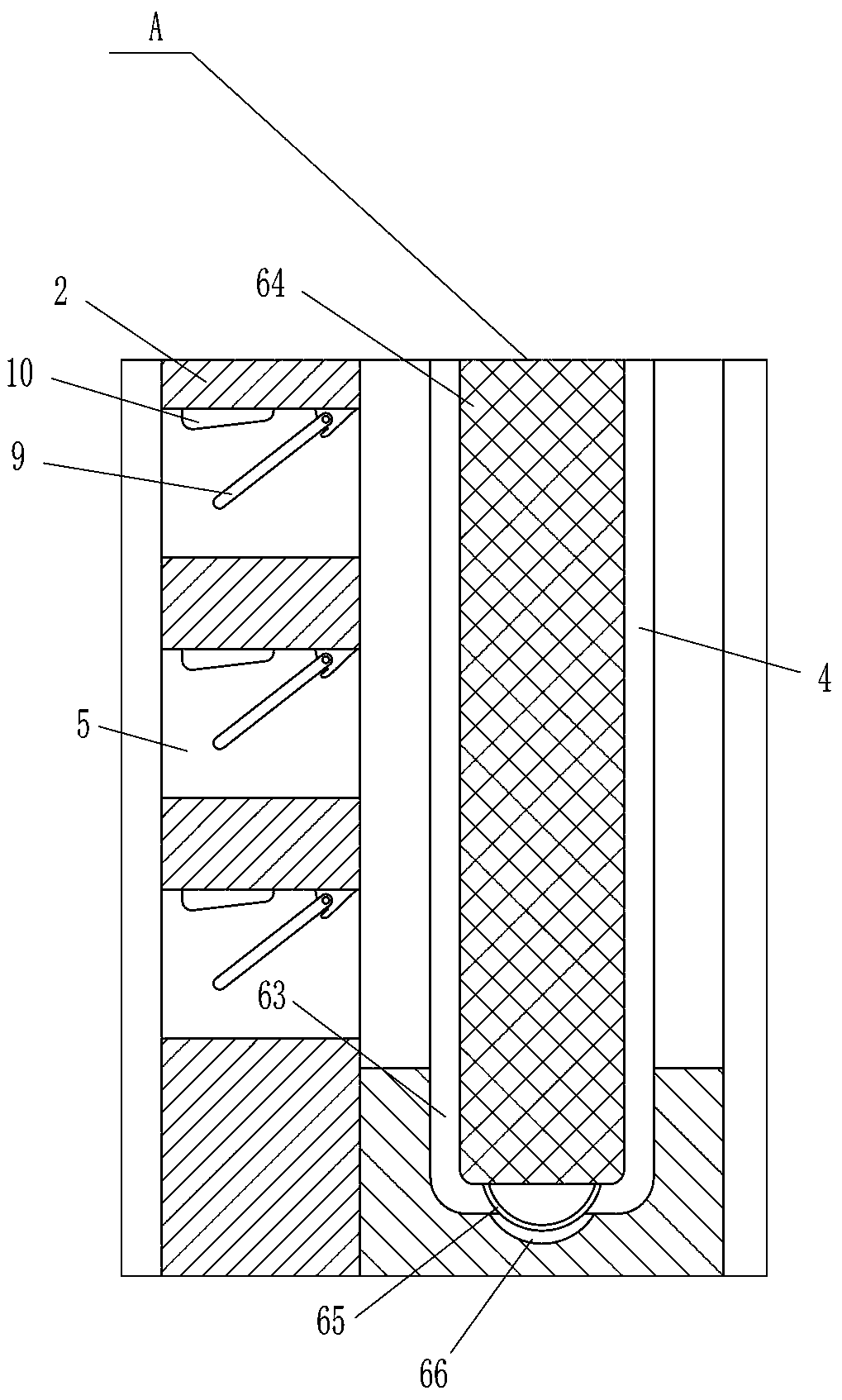 Induction-type fry sorting device