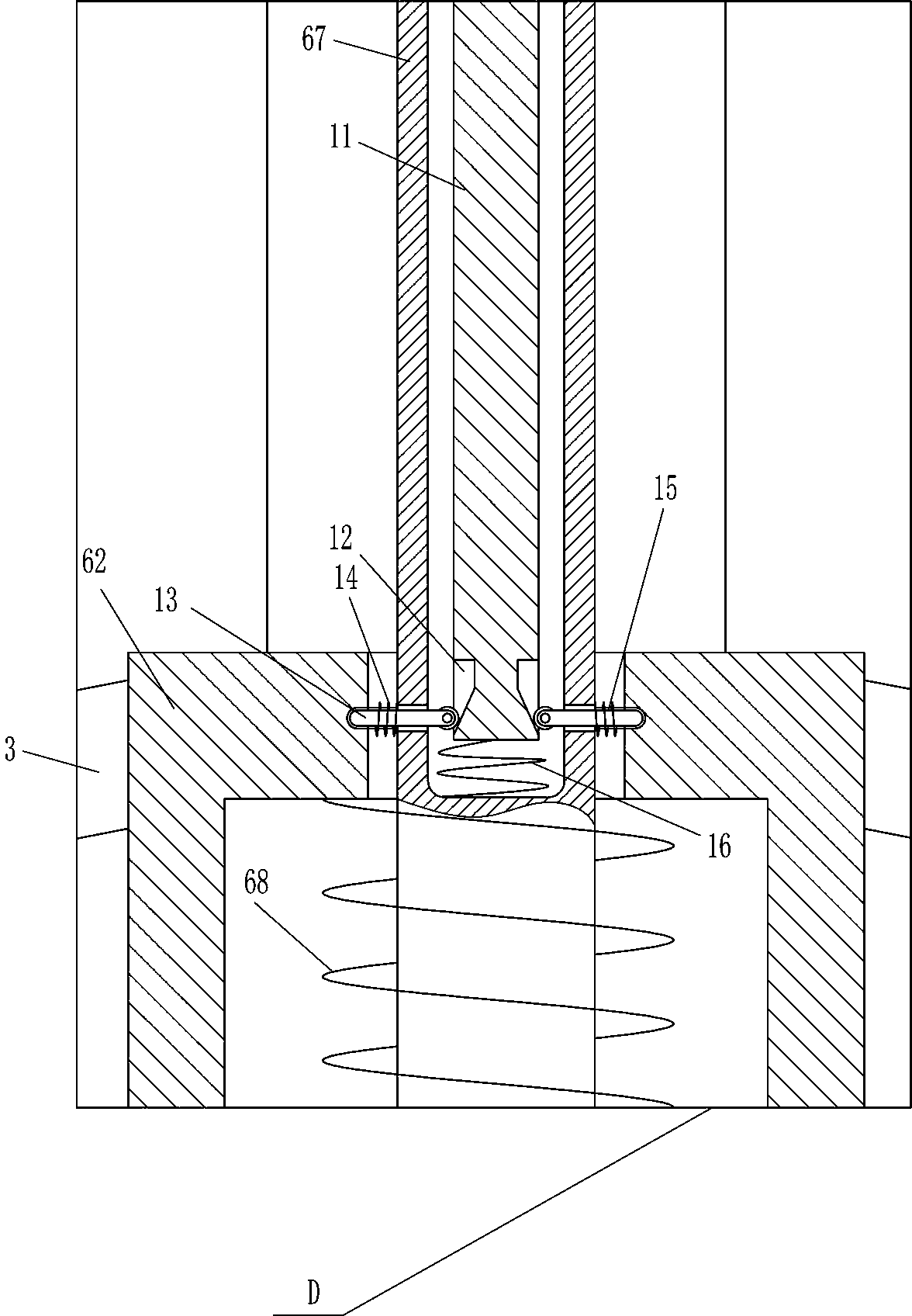 Induction-type fry sorting device