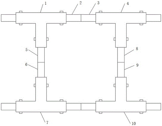 Side frame structure of solar energy supporting frame