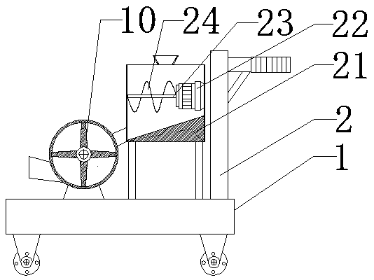 Granule casting machine for livestock of breeding industry