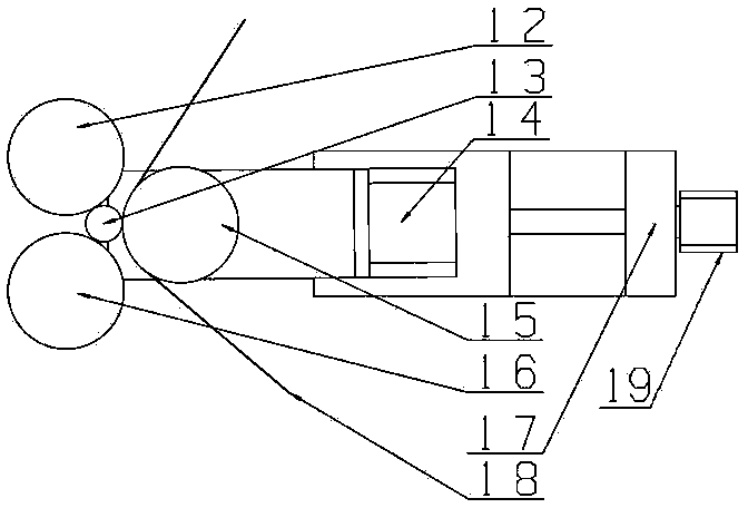 Full-automatic barcode device for vacuum blood-collection tube