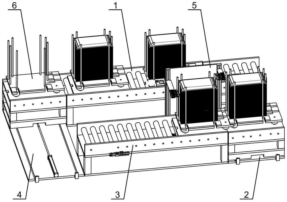 Automatic separating and feeding device for steaming trays and control method of automatic separating and feeding device