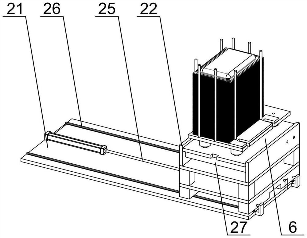 Automatic separating and feeding device for steaming trays and control method of automatic separating and feeding device