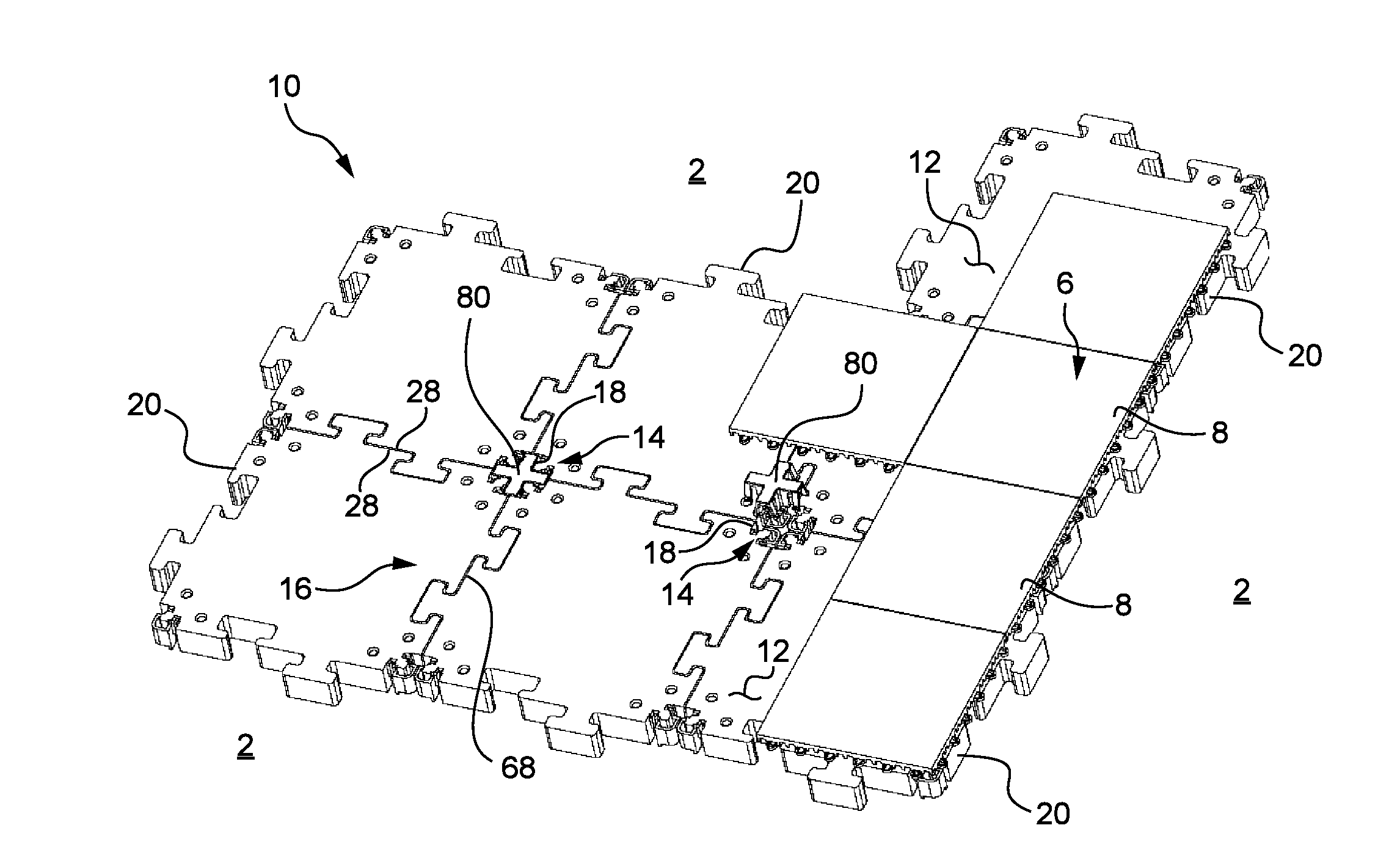 Modular sub-flooring system