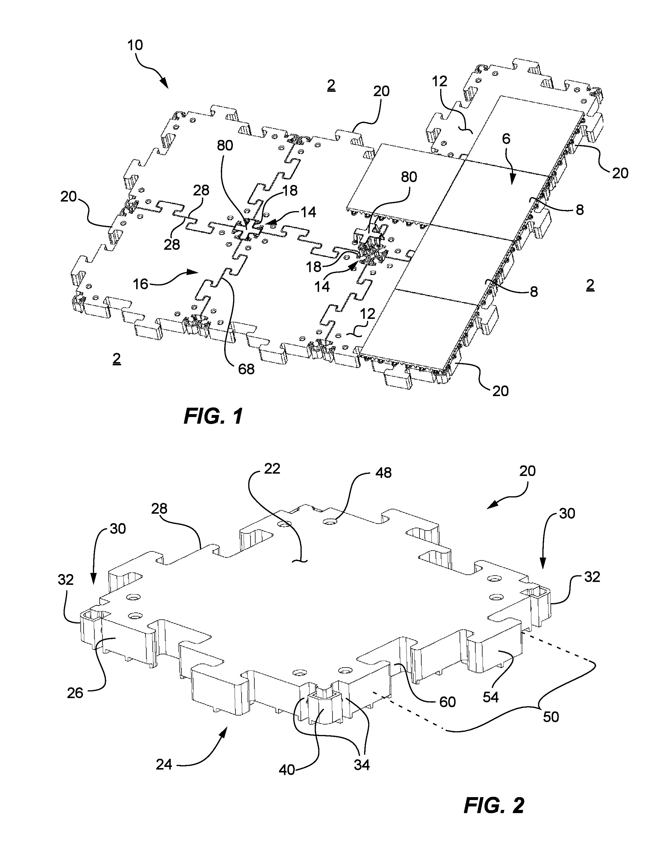 Modular sub-flooring system