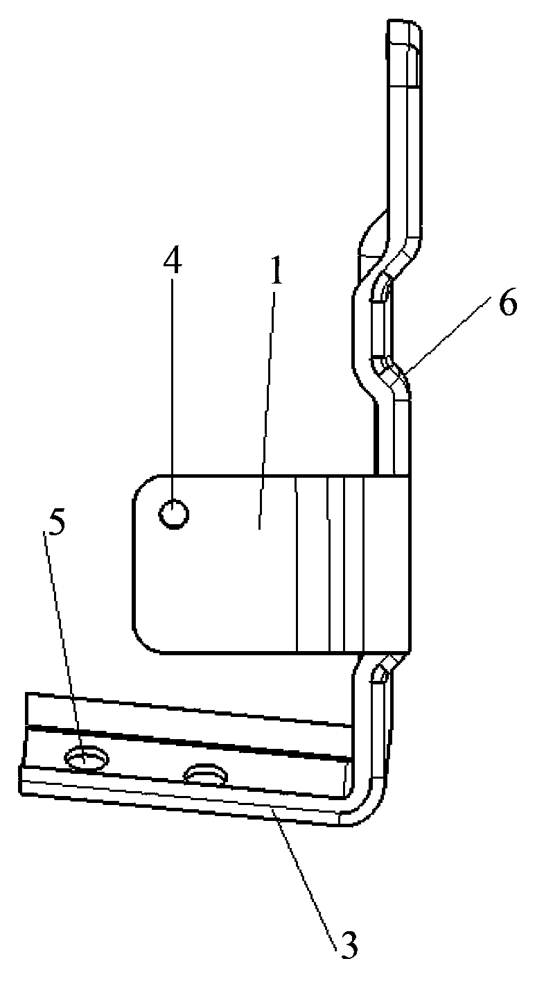 Combined supporting frame