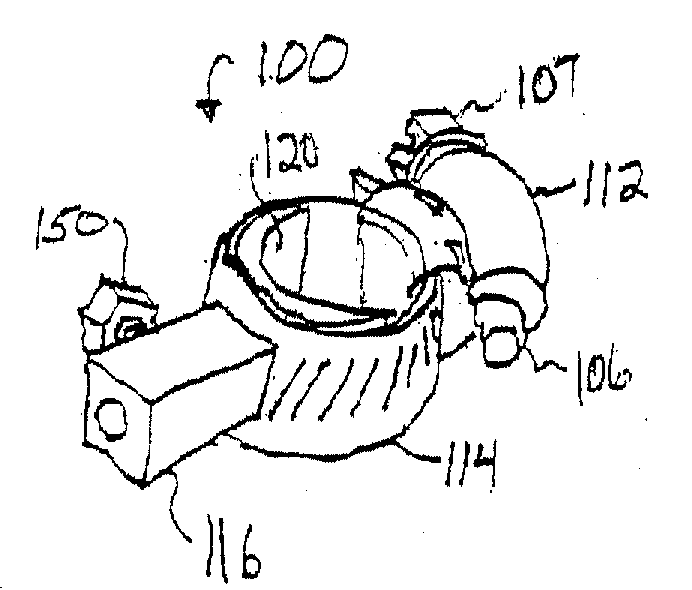 Mechanically advantaged band clamp and associated method