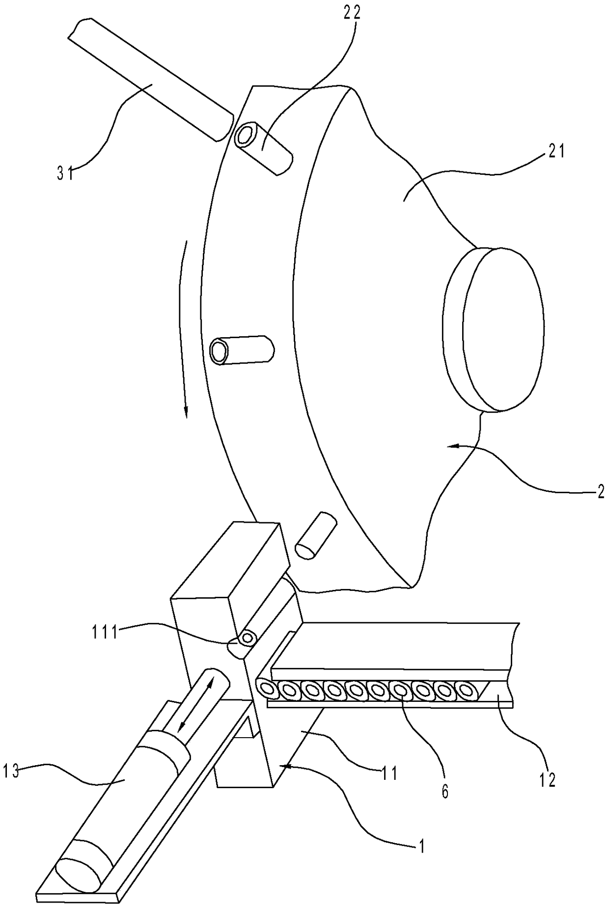 Lithium battery core sorting device and sorting method