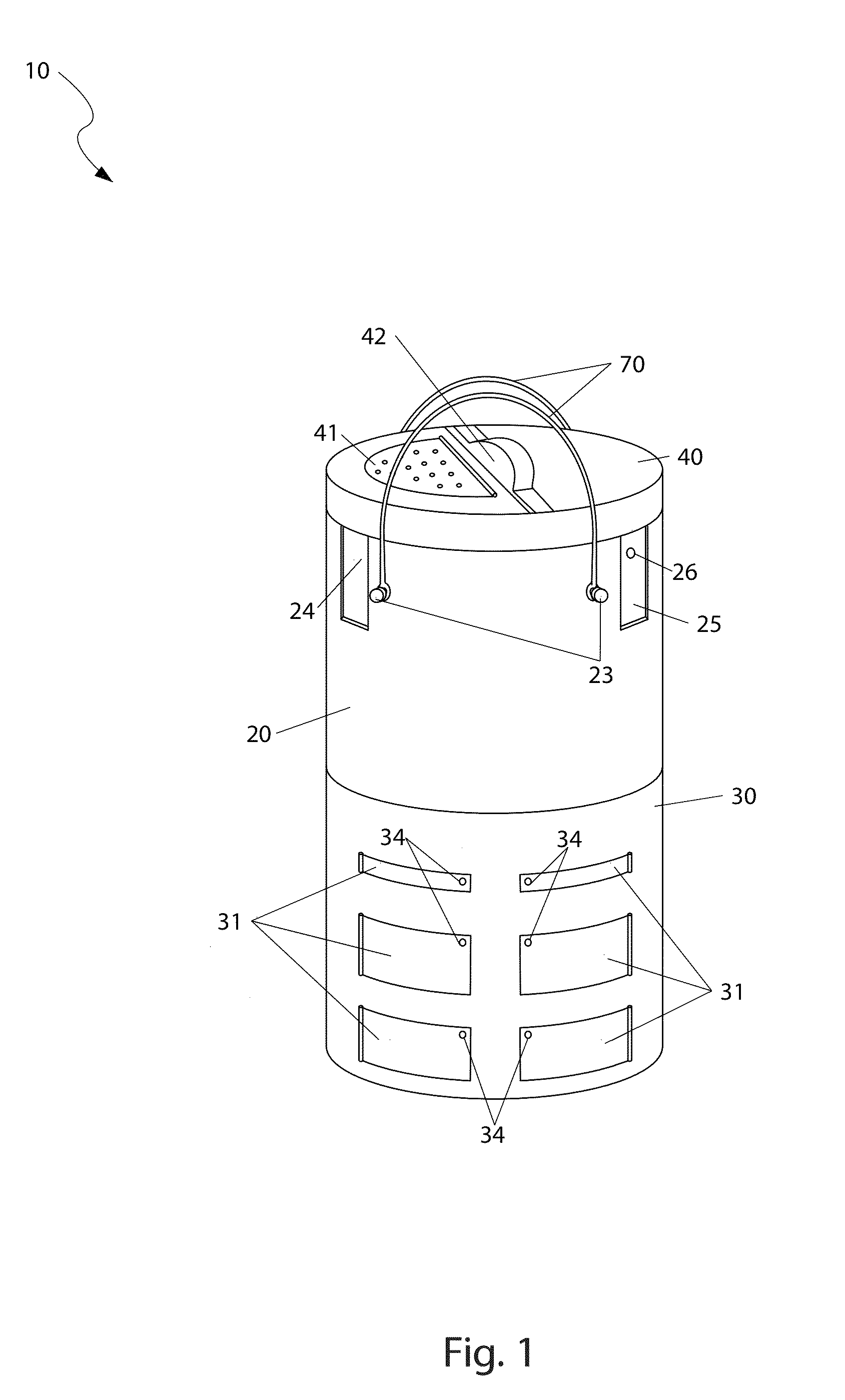 Combination bait bucket and tackle box